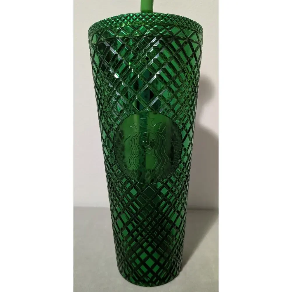 Starbucks Wicked Emerald City Tumbler 24oz Venti Green Hot Air Balloon NWOT